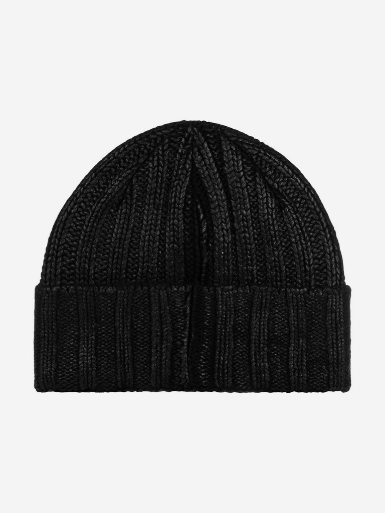 Шапка с отворотом STETSON 8599354 BEANIE WOOL/CASHMERE (черный)