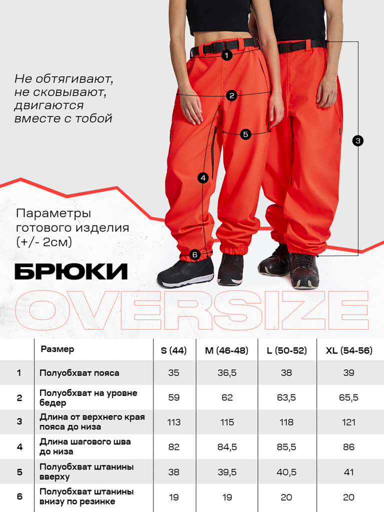 Брюки сноубордические XVOYA Arctic Point ярко-красные