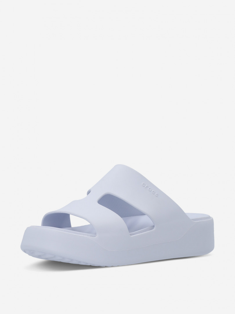 фото Сандалии женские crocs getaway platform h-strap, белый