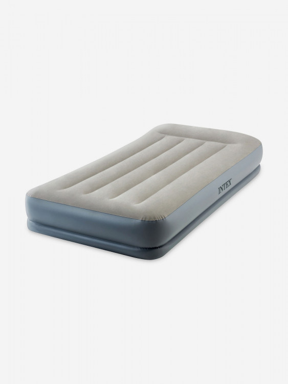 Кровать надувная Intex 64116 PILLOW REST MID-RISE, Twin, 99х191х30 см, с насосом 220В