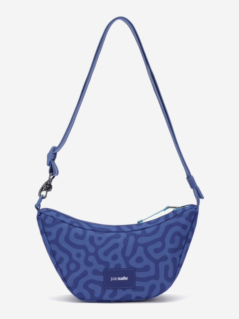Сумка антивор Pacsafe GO Lunar crossbody, Cerulean Blue, 2,5 л.