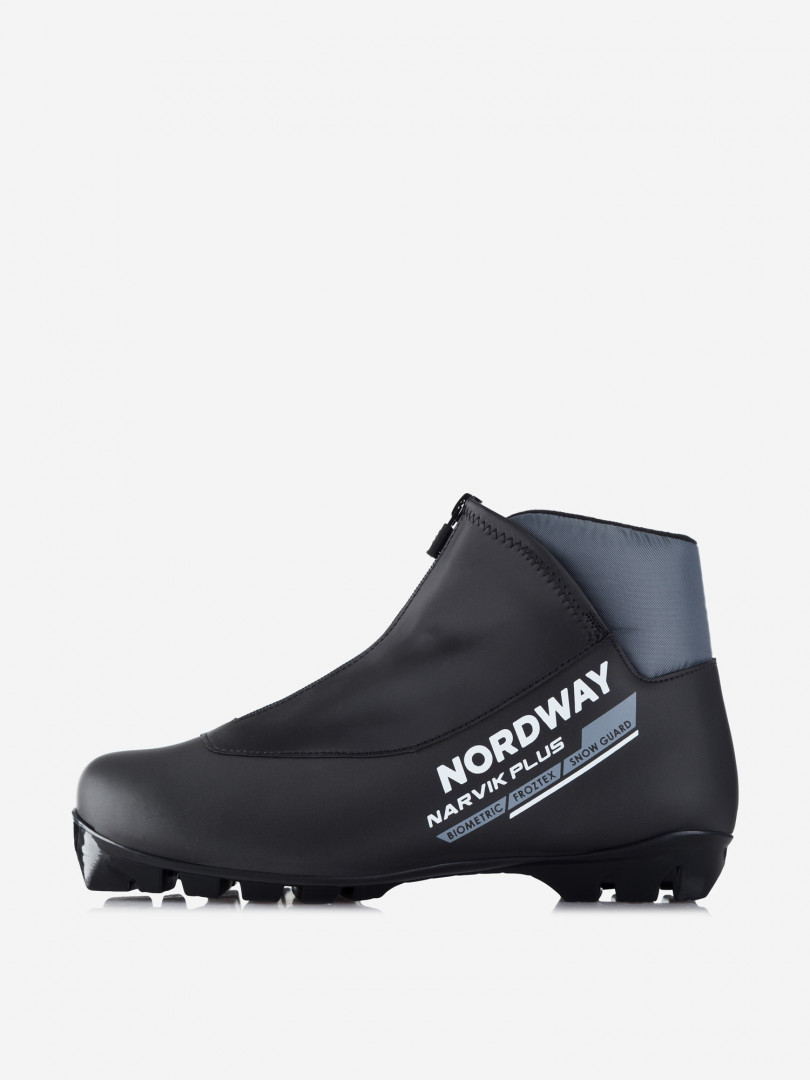 фото Ботинки для беговых лыж nordway narvik plus nnn, черный