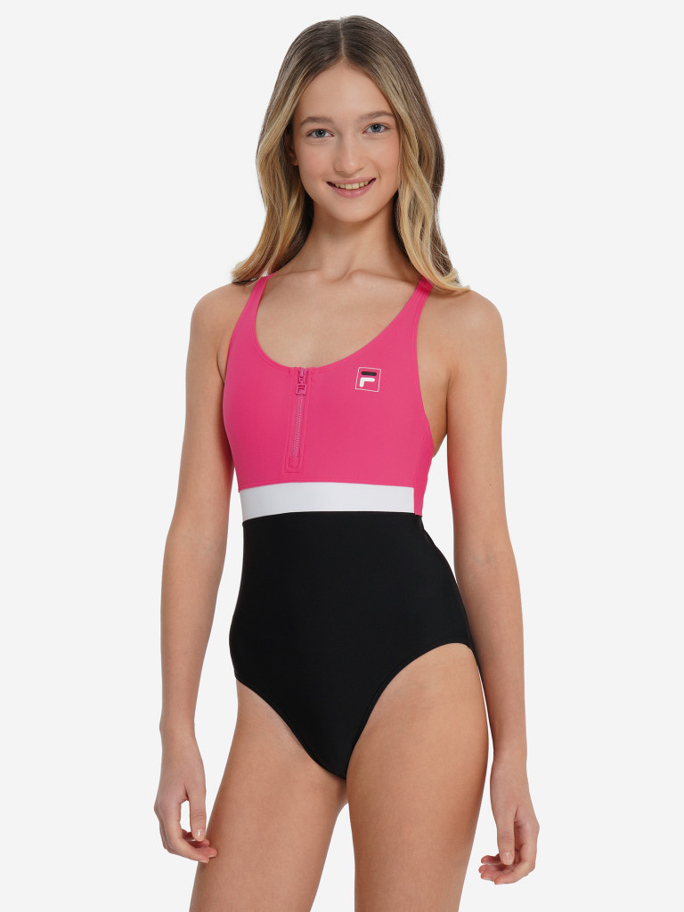 Купальник слитный для девочек FILA