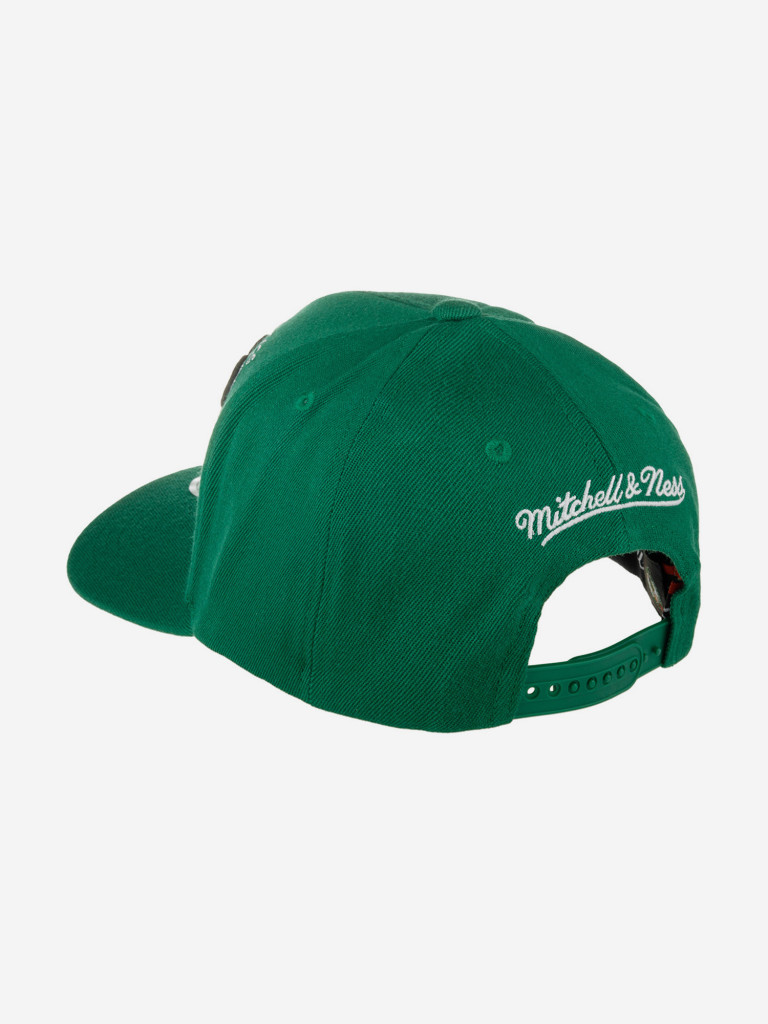 Бейсболка MITCHELL NESS HHSSINTL1264-BCEGREN Boston Celtics NBA (зеленый)