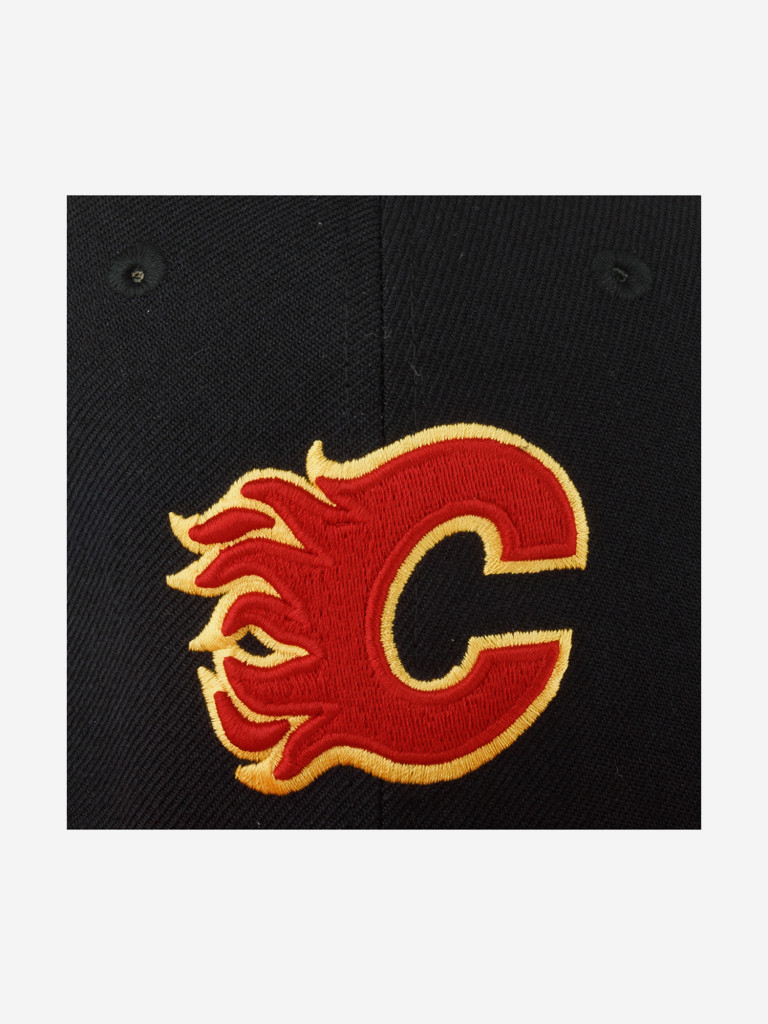 Бейсболка с прямым козырьком MITCHELL NESS NC98Z-CALGARYFLAMES Calgary Flames NHL (черный)