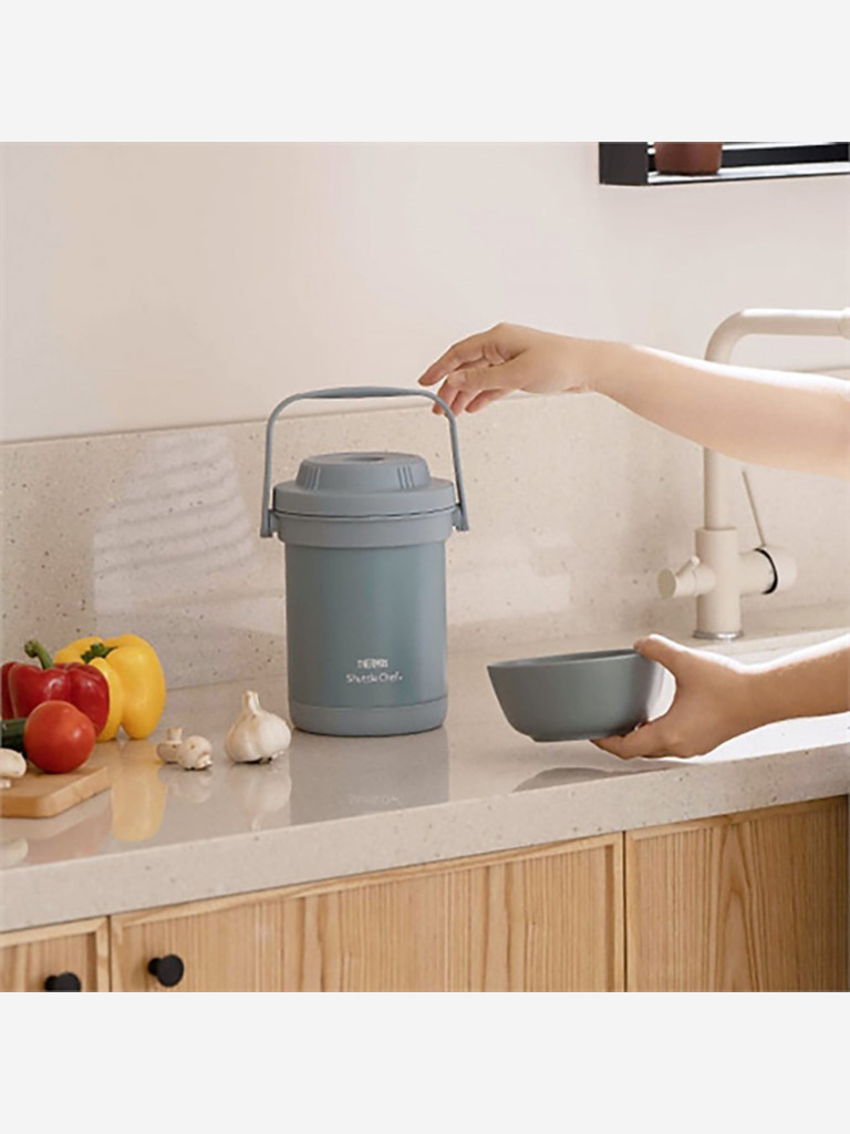 Термос с внутренней ёмкостью 1,8 л THERMOS TCRA-1801 синий