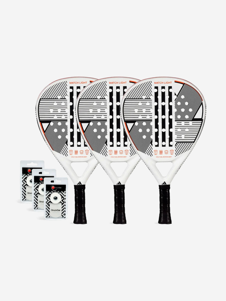Набор из 3 ракеток для падела Adidas Match Light 3.3