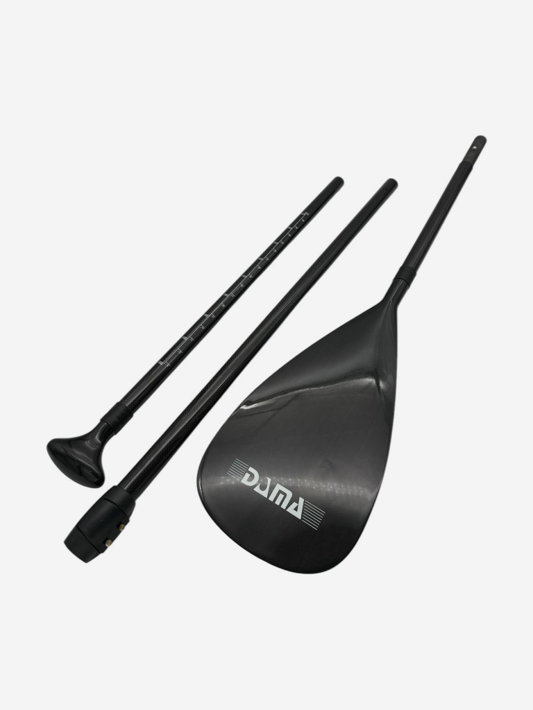 Весло для SUP-доски DAMA, из карбона, цвет Черный, 3-х секционное