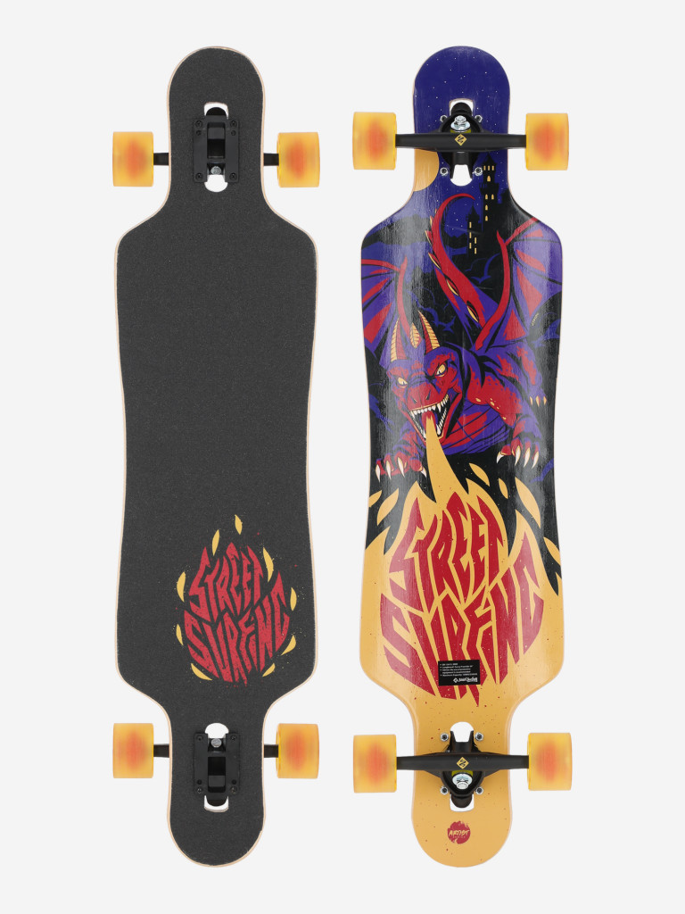 Лонгборд Street Surfing Curve Freeride Drop Through Holy Cube 39"