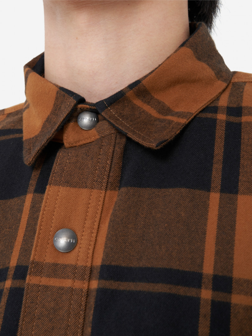 фото Рубашка мужская carhartt, коричневый