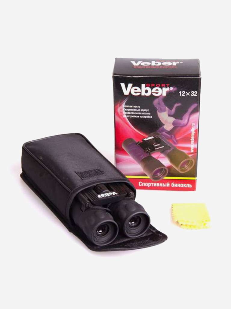 Бинокль Veber БН 12*32 черный Sport