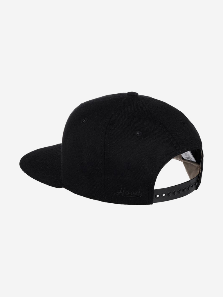 Бейсболка с прямым козырьком HOOD 100-MWL025-NY018-BK Bronx Tonal 3D (черный)