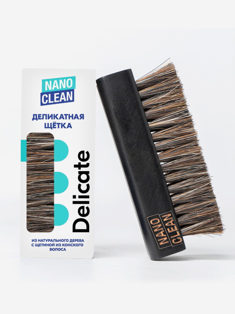 Деликатная щётка с щетиной из конского волоса