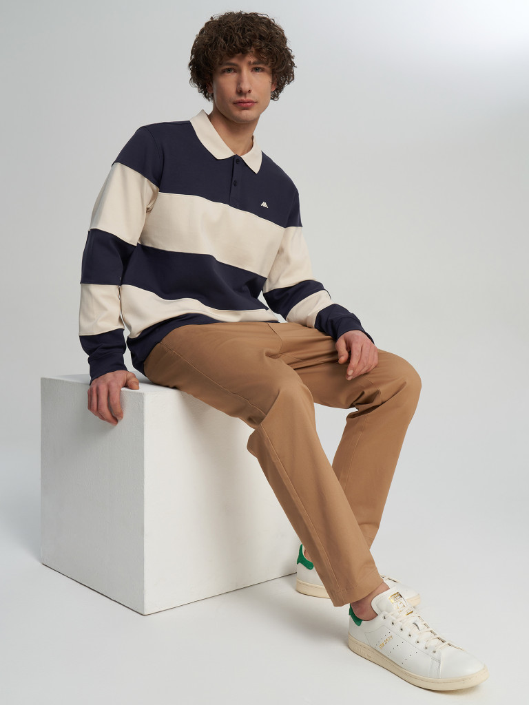 Поло с длинным рукавом мужское Robe di Kappa