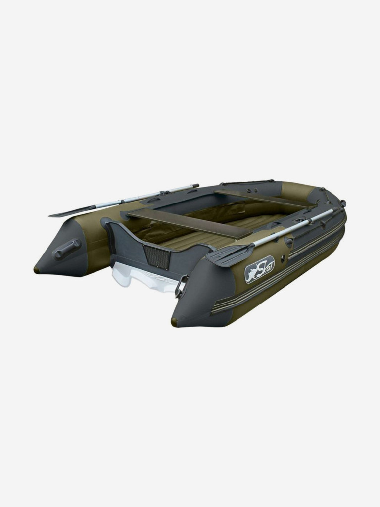 Лодка Reef Skat Triton (Риф Скат Тритон) 370 без фальшборта, хаки-серая