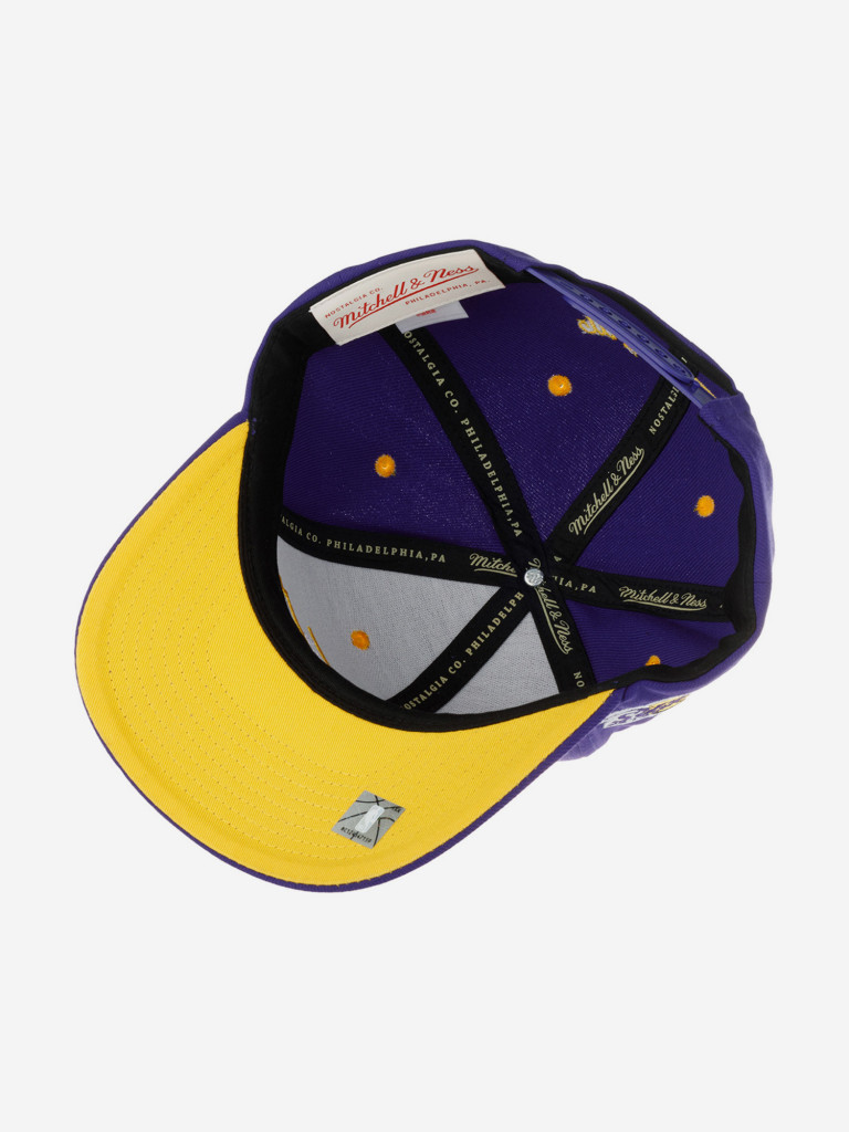 Бейсболка MITCHELL NESS HHSS5351-LALYYPPPPURP Los Angeles Lakers NBA (фиолетовый)