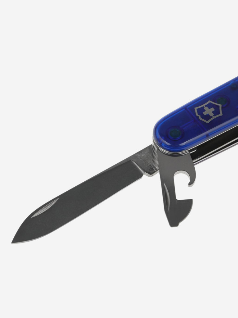 Складной нож Victorinox Huntsman, синий полупрозрачный, 1.3713.t2