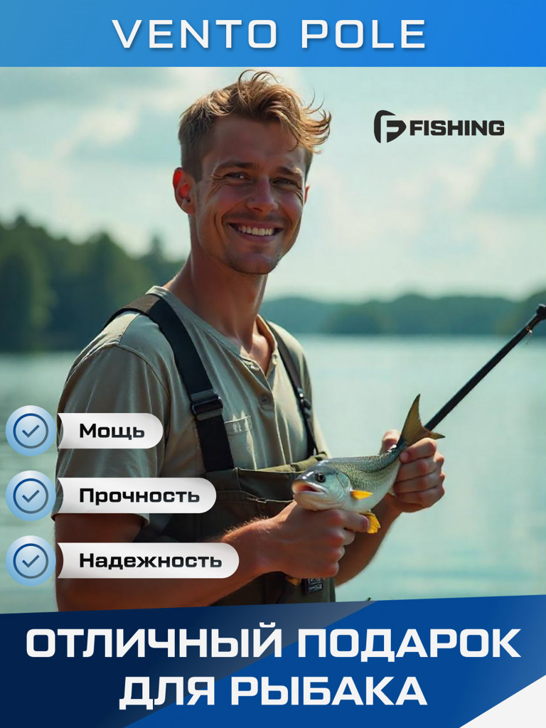 F-FISHING Удилище маховое теле б/к Vento Pole 5м