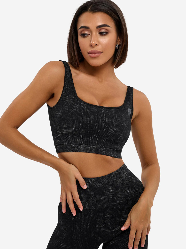 Спортивный топ Bona Fide Marble Top "Black"
