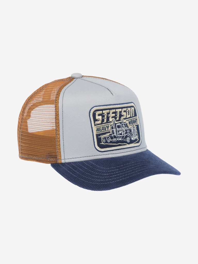 Бейсболка с сеточкой STETSON 7761174K TRUCKER CAP HEAVY DUTY (синий)