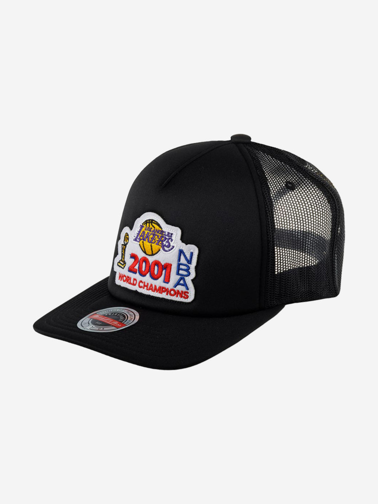 Бейсболка с сеточкой MITCHELL NESS 5HSSMM21033-LALBLCK Los Angeles Lakers NBA (черный)