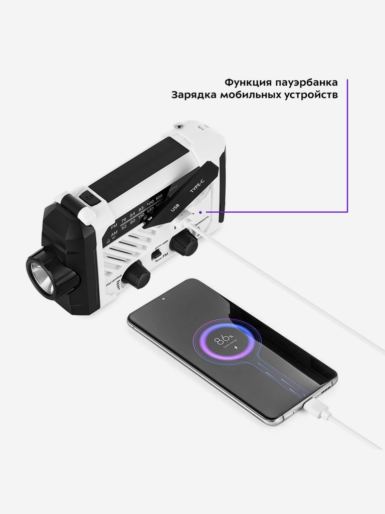 Кемпинговый фонарь "7 в 1" Kitfort КТ-3374