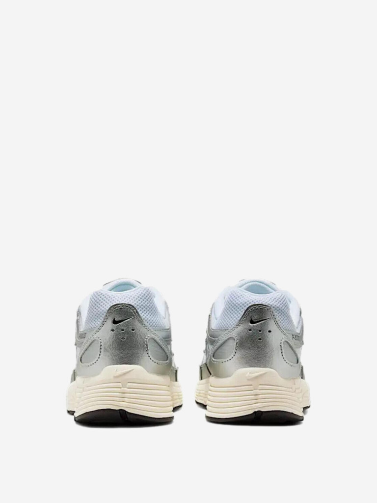 Кроссовки Nike P 6000 White Metallic Silver Flat Silver Black
