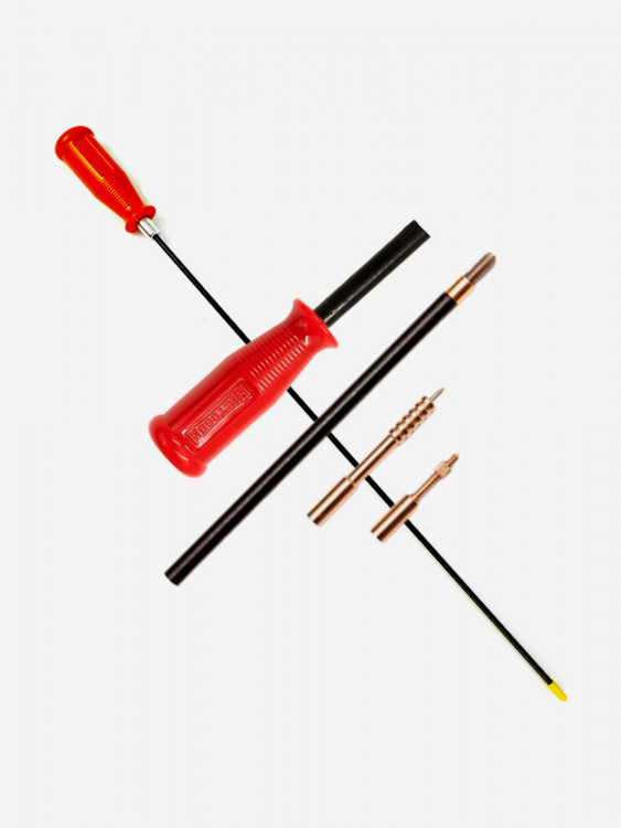 Шомпол ЧИСТОGUN к.17-20, d4мм, 30 см, подшипник, нейлон, папа 5/40, вишер, адаптер-игла