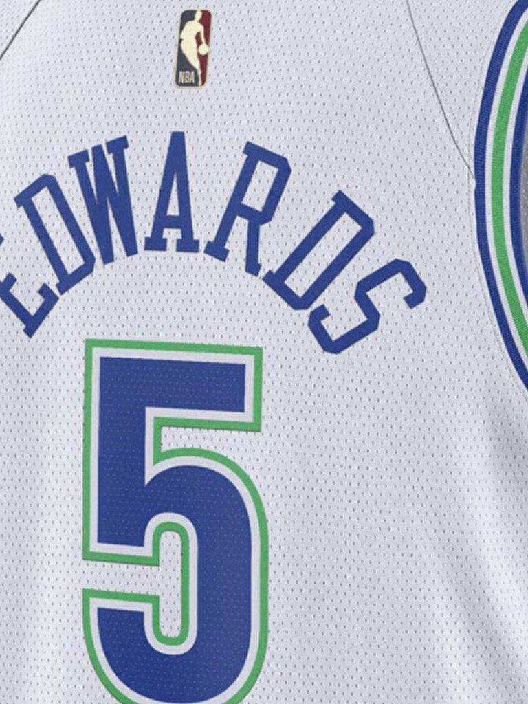 Майка баскетбольная Nike Minnesota Timberwolves Anthony Edwards #5 Hardwood Classic