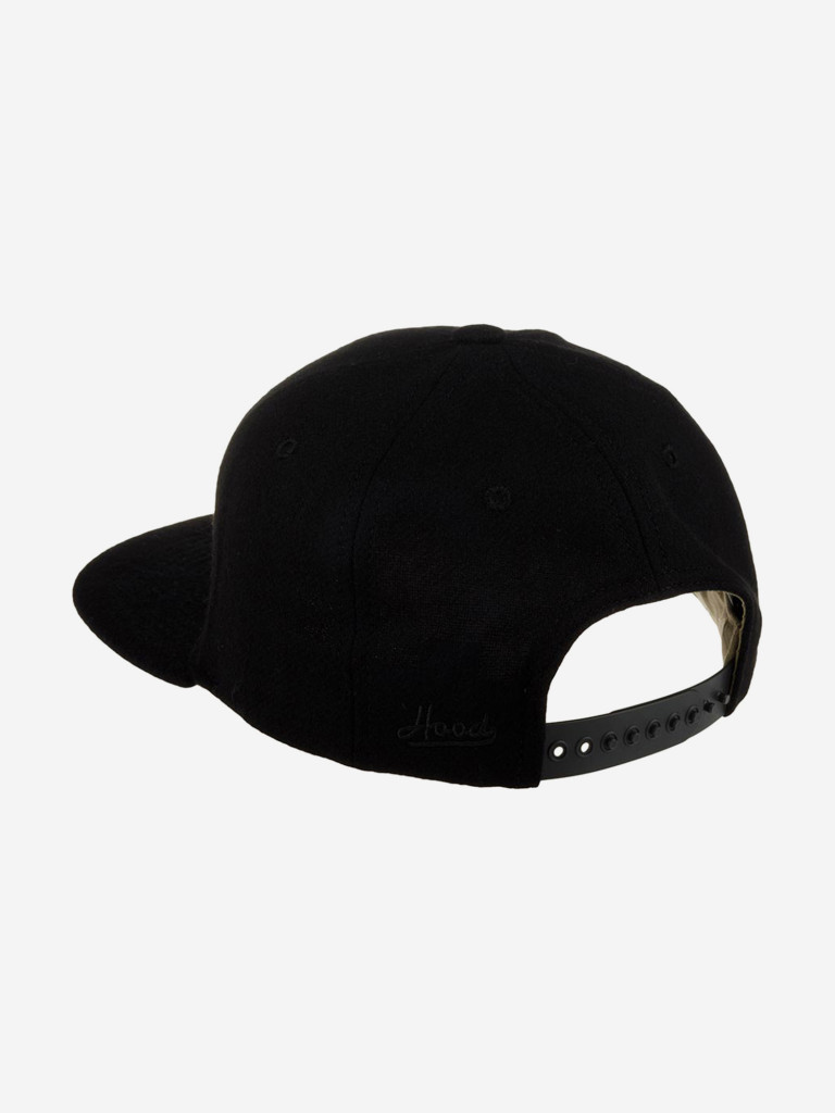 Бейсболка с прямым козырьком HOOD 100-MWL001-NY016-BK 560 State Street, NY