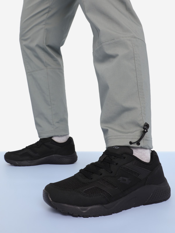 Кроссовки мужские Lotto Zuko Sneakers черный цвет — купить за 3349 руб. со скидкой 50 %, отзывы в интернет-магазине Спортмастер