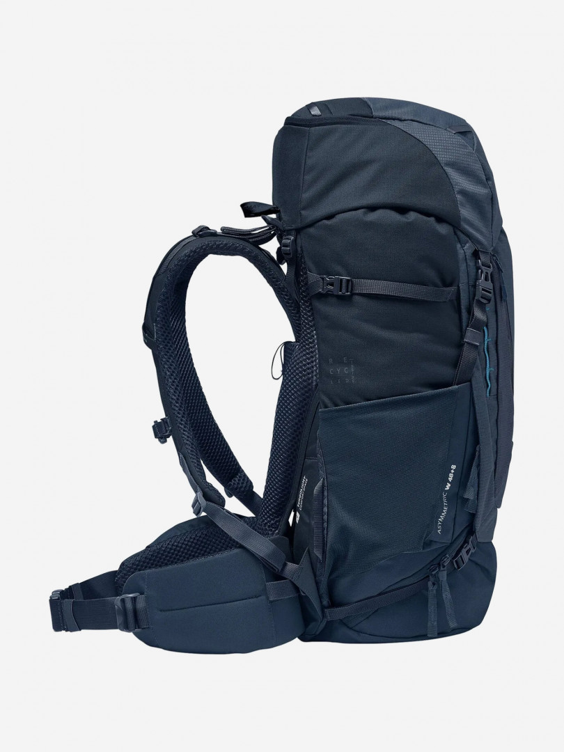 фото Рюкзак женский vaude asymmetric, 48+8 л, синий