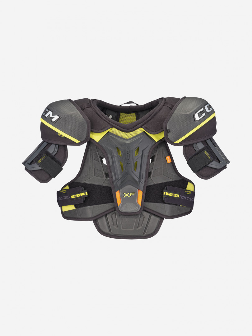 фото Нагрудник хоккейный ccm tacks xf sr, зеленый