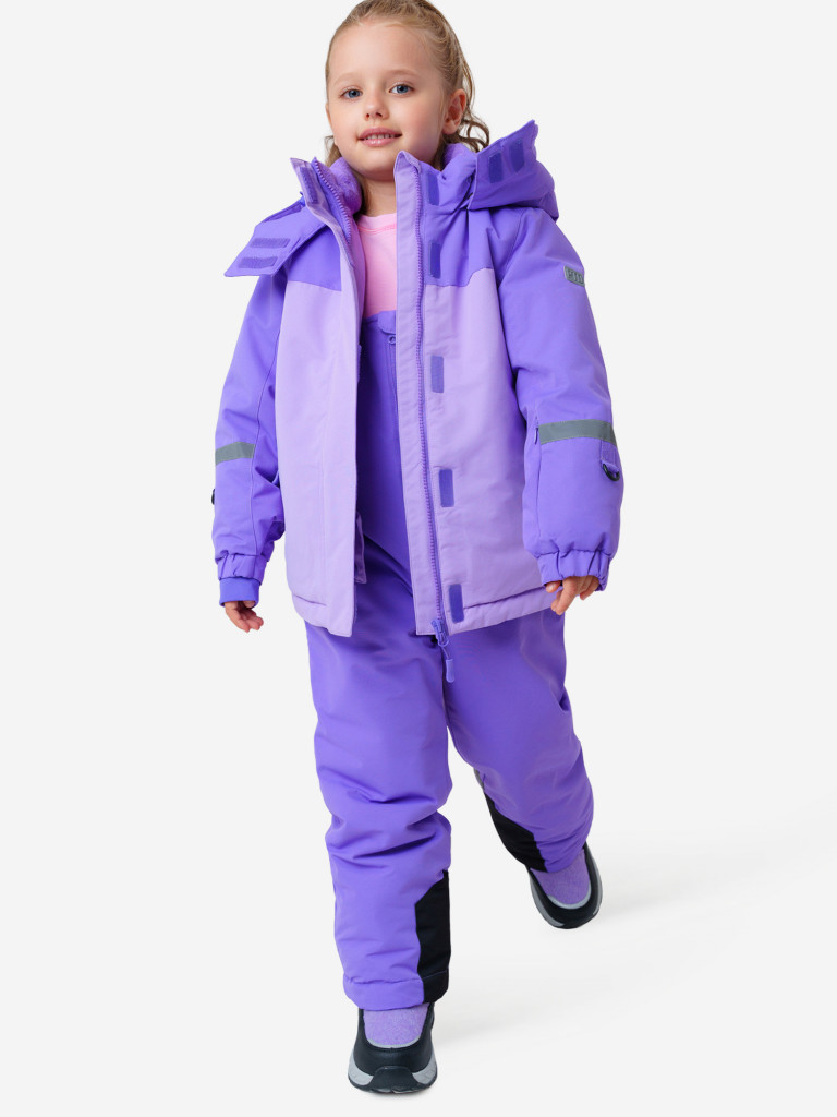 Комплект зимний для девочек: куртка, полукомбинезон PlayToday