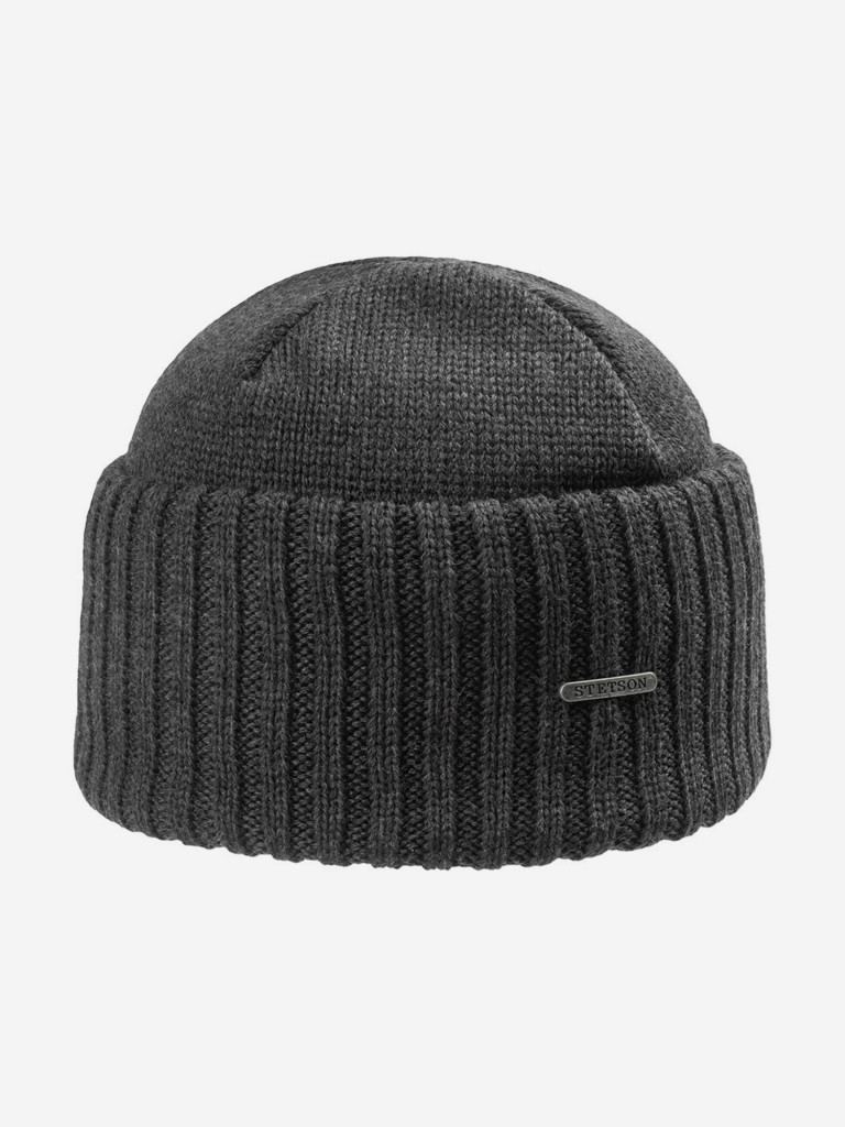 Шапка с отворотом STETSON 8519301 NORTHPORT (серый)