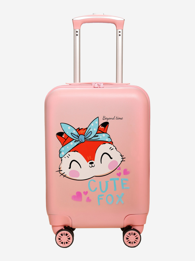 Чемодан детский BEYOND TIME R125 Лисичка Fox розовый