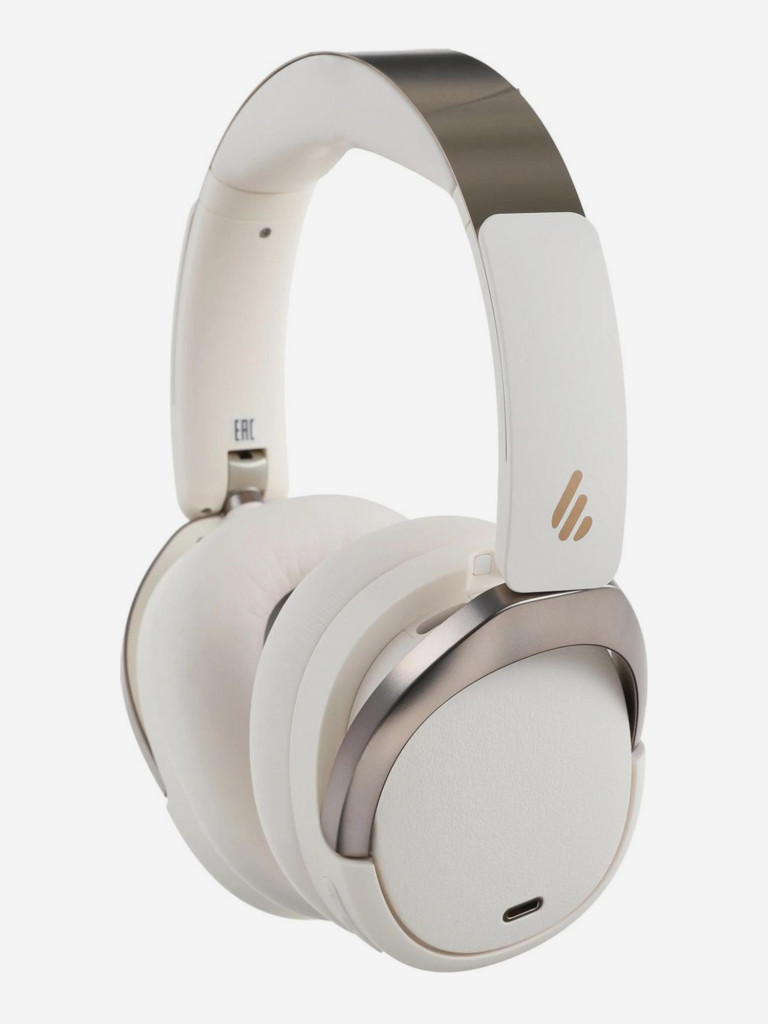 Наушники Edifier WH950NB, Bluetooth, мониторные, слоновая кость/золотистый