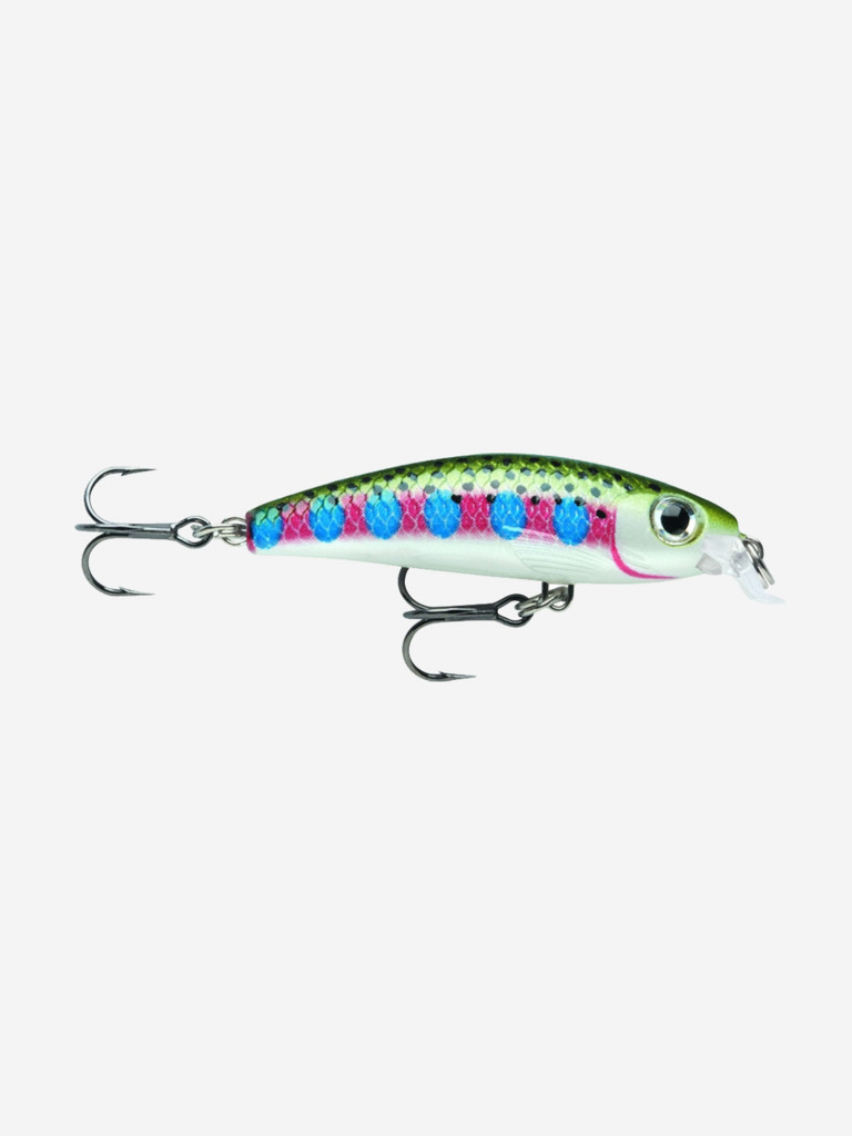 Воблер для рыбалки RAPALA Ultra Light Minnow 04, 4см, 3гр, цвет RT, медленно тонущий