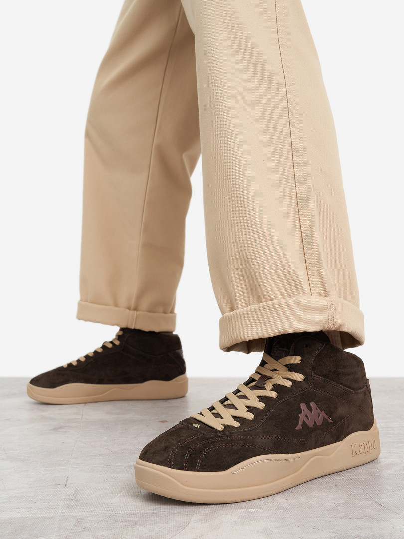 Кеды утепленные мужские Kappa Icon Коричневый 9999₽