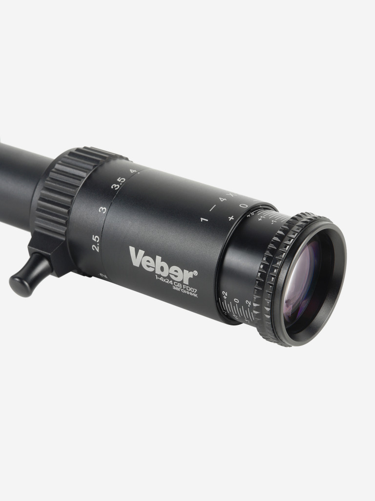 Прицел оптический Veber Wolf 1-4х24 GB FD07 Загонник