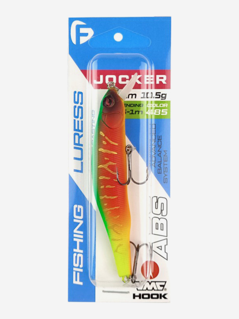 Воблер F-FISHING Jocker 90SP 90мм 10.5г 0.5-1.0м 485 Суспендр
