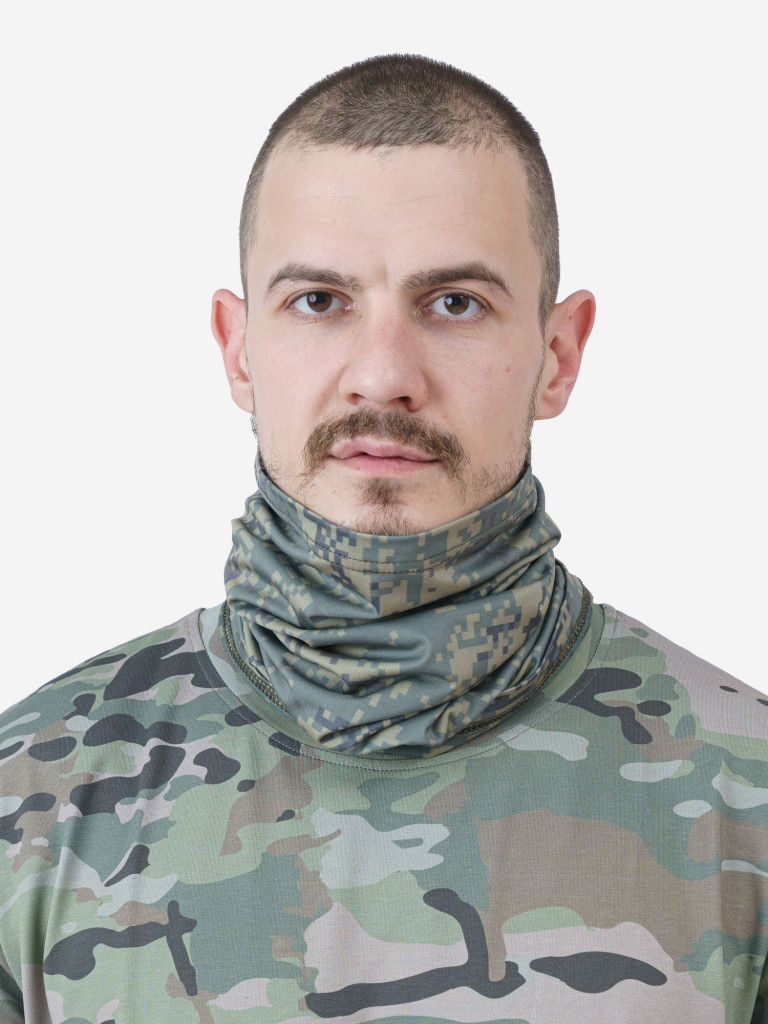 Бандана сетка с перфорацией цифра камуфляжная Jägermann