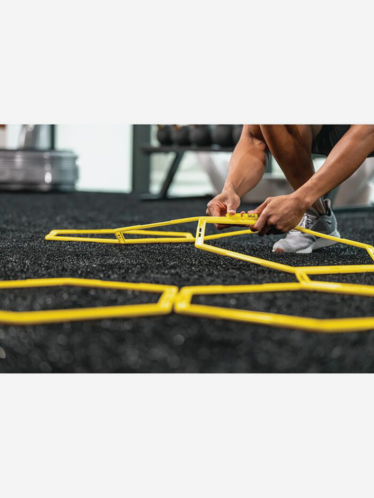 Координационная дорожка SKLZ шестиугольник, 6 шт. , с зажимами