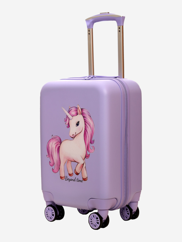Чемодан детский BEYOND TIME R140 Единорог сиреневый