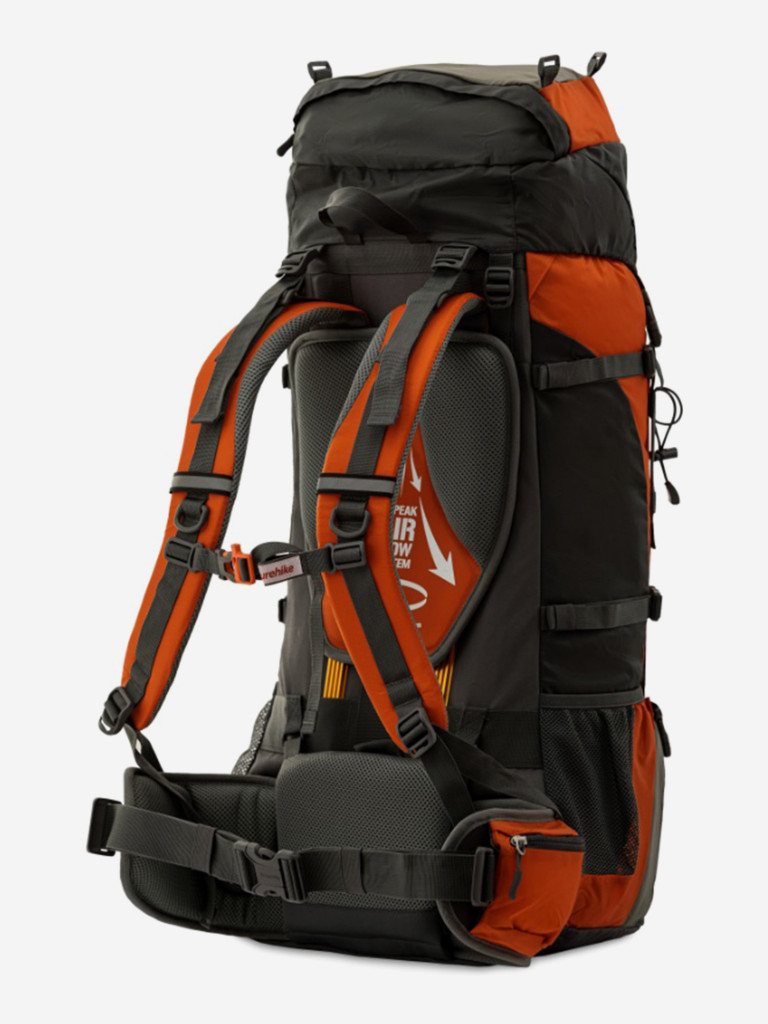 Рюкзак туристический Naturehike, 70л, оранжевый
