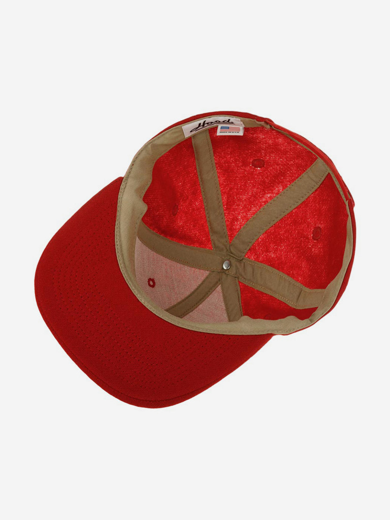 Бейсболка с прямым козырьком HOOD 100-MWL001-NY005-CM Park Slope, NY (красный)