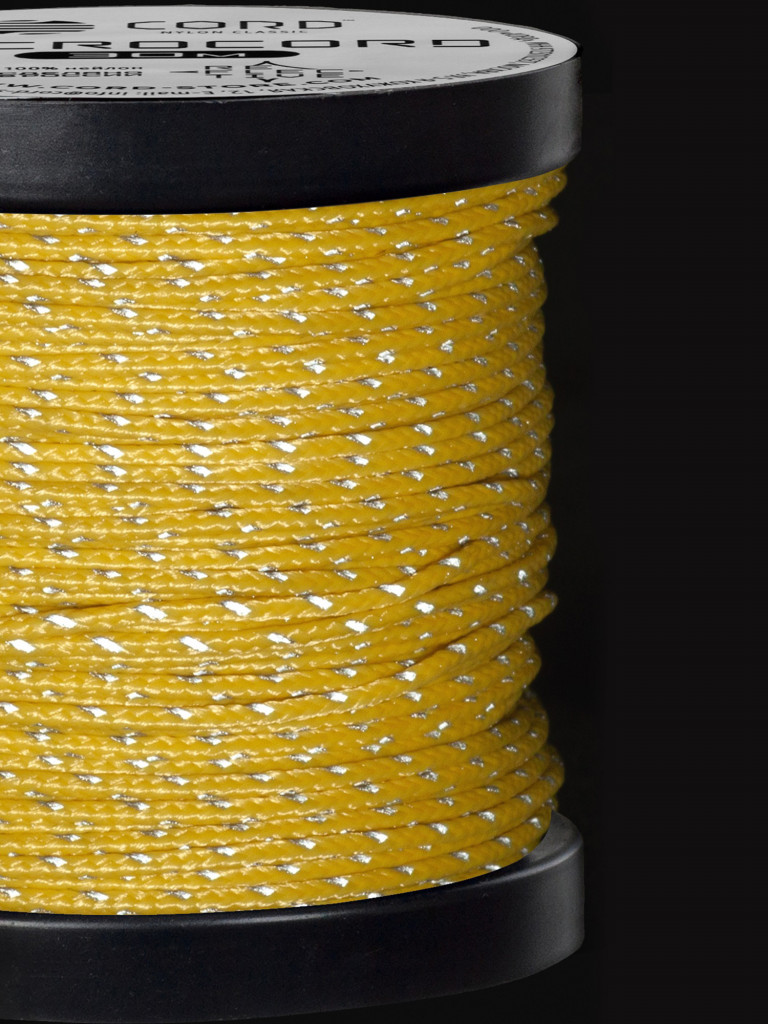 Микрокорд CORD катушка 30м светоотражающий (lemon)