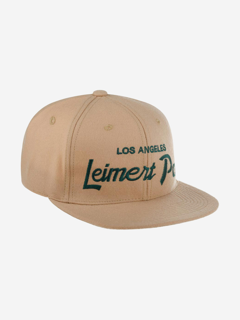 Бейсболка с прямым козырьком HOOD 100-MWL001-CA046-CL Leimert Park, CA (бежевый)
