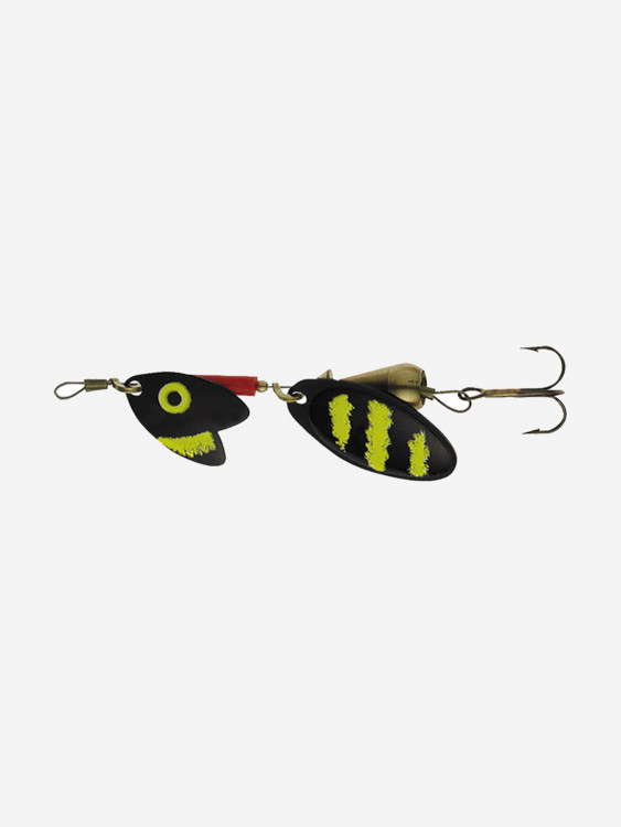 Блесна для рыбалки вертушка Mepps TANDEM TROUT, 1, Black/Yellow (блистер)