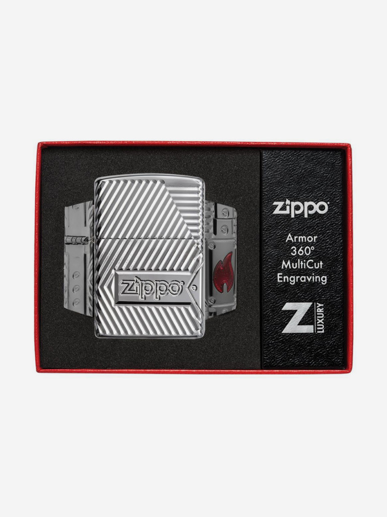 Зажигалка бензиновая ZIPPO 29672 Armor Bolts